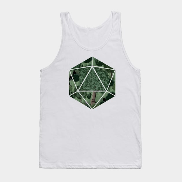 Storybook Death House D20 Tank Top by Vivid Chaos